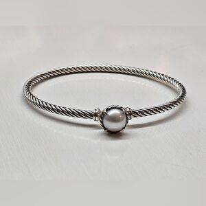 David YurmanPetite Chatelaine Bracelet in Sterling Silver with Pearl